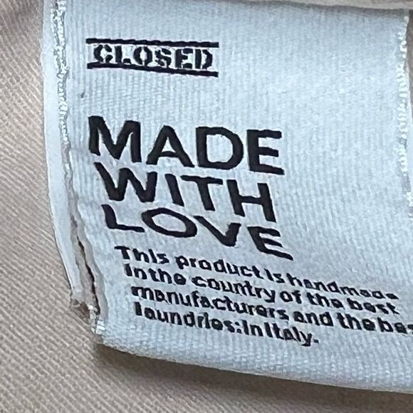 Anthropologie CLOSED Jamie High Waist Straight Leg Jeans LIGHT PEACH Size 26 - Picture 10 of 10